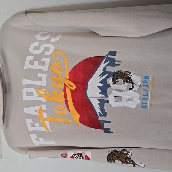 REGSTR Fearless Tokyo Warrior Beige Jacket Snapfront Medium - Picture 9 of 12